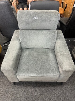 Fauteuil Roselin, Geweven, antraciet